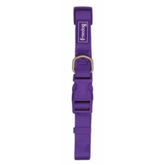 Снимка на Freedog Collar nylon - Регулируем нашийник за кучета, 20 мм x 35/60 см - лилав