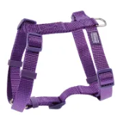Снимка на Freedog Harness Nylon Basic - Регулируем нагръдник за кучета, 10мм А:12 см - 24 см B:22 см - 33 см, лилав 1