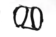Снимка на Freedog Harness Nylon Basic - Регулируем нагръдник за кучета, 15 мм А:24 см - 38 см B:30 см - 47 см, черен 1