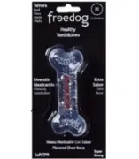 Снимка на Freedog Soft Bone Beef Flavour - Играчка кокал от TPR с аромат на телешко, 9,3 см. 2