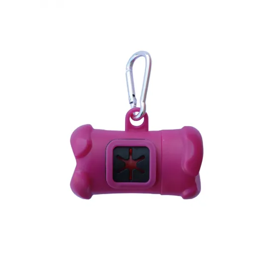 Снимка на Freedog Dog Bag Dispenser Pink - Диспенсер за кучета за хигиенични пликчета с 20 торбички - розов