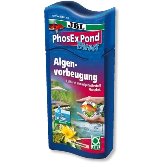Снимка на JBL PhosEX Pond Direct - Препарат за отстраняване на фосфати в езерна вода, 5 литра