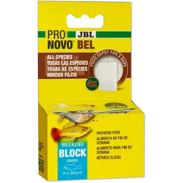 Показвай детайлите за JBL Pronovo Bel Weekend - Уикенд храна за всички сладководни аквариумни риби, 20 гр. Снимка на JBL Pronovo Bel Weekend - Уикенд храна за всички сладководни аквариумни риби, 20 гр.