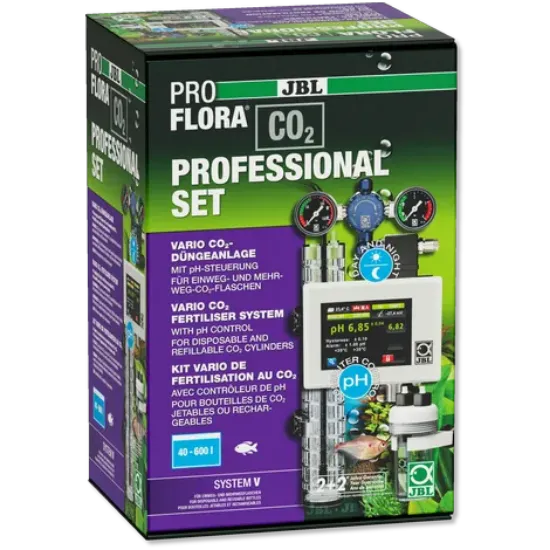 Снимка на JBL PROFLORA CO2 PROFESSIONAL SET V - Професионална система за торене с CO2 с автоматичен контрол на CO2/pH БЕЗ CO2 ЦИЛИНДЪР за енергични и красиви аквариумни растения и правилната pH стойност, 40-600 л.