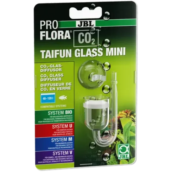 Снимка на JBL PROFLORA CO2 TAIFUN GLASS - Стъклен CO2 дифузер за сладководни аквариуми от 40-800 л