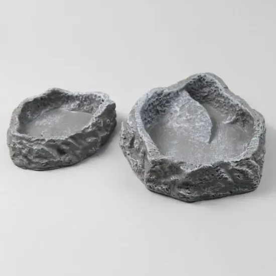Снимка на JBL ReptilBar GREY XL- Купа за хранене, поене и къпане на терариумни животни, 20 x 18 x 6 см