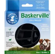 Снимка на Baskerville Ultra Muzzle - Намордник за кучета, размер 3 за средни породи като коли, бултериер 1