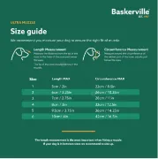 Снимка на Baskerville Ultra Muzzle - Намордник за кучета размер 6, за едри породи като дог, ротвайлер 3