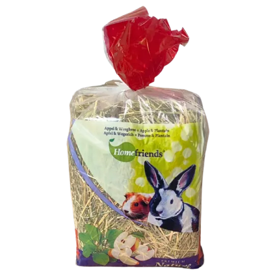 Снимка на Homefriends - Ливадно сено с билки, ябълка и живовляк за гризачи, 500 гр.