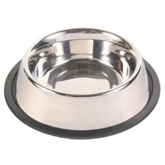 Снимка на Trixie Stainless Steel Bowl - Метална купа за храна или вода за кучета, 900 мл.