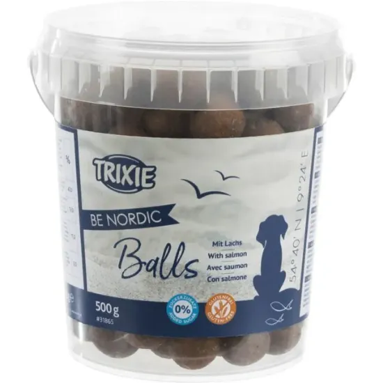 Снимка на Trixie BE NORDIC Salmon Balls - Лакомство за кучета във формата на топчета от сьомга 500 гр