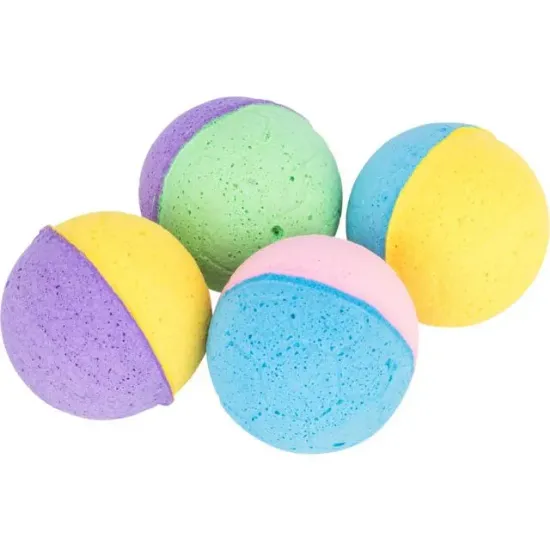Снимка на Trixie Soft Ball - Играчка за котки, донапренова топка, ø 4.5 см./4 броя