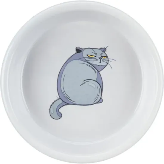Снимка на Trixie Ceramic Bowl - Керамична купа за котки за храна и вода, 0.250 мл.