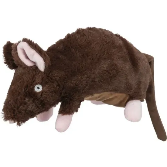 Снимка на Trixie Rat - Забавна плюшена играчка за кучета във форма на мишка, със звук, 26 см.