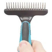 Снимка на Trixie Long Hair Groomer - Едноредово гребло за кучета с дълга козина, 10/15 см. 2