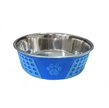Показвай детайлите за Anipro Hermosa - Метална купа за кучета за храна и вода, синя 21 см, 1.6 литра 1 - MyPetShop.bg Снимка на Anipro Hermosa - Метална купа за кучета за храна и вода, синя 21 см, 1.6 литра 1