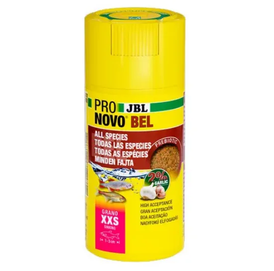 Снимка на JBL Pronovo Bel GRano XXS - Основна храна , гранули с размер XXS за всички аквариумни риби с размер 1-3 см.