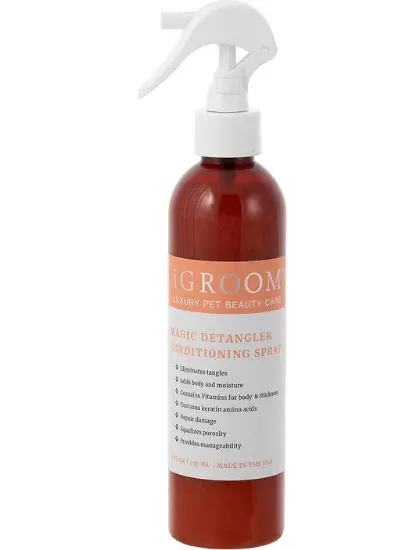 Снимка на Igroom Magic Detangler Conditioning Spray - Спрей за кучета, протеинов уплътнител без отмиване, 237 мл.