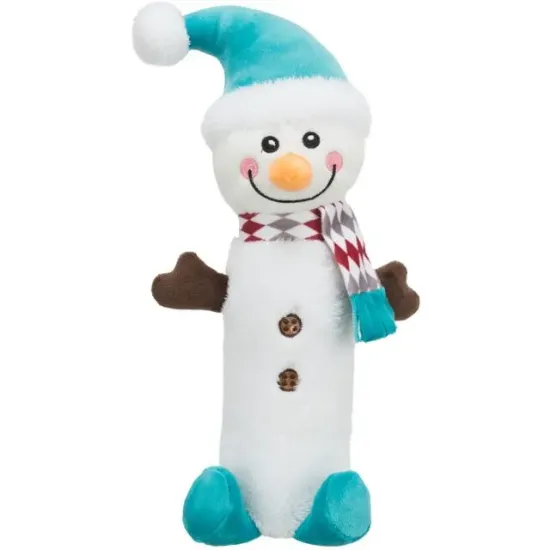 Снимка на Trixie Christmas toy - Забавна коледна играчка за кучета във форма на снежен човек, 38 см.