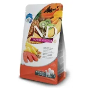 Снимка на N&D Dog Grain Free Tropical Selection Adult Medium & Maxi Salmon and Tropical fruits – Пълноценна суха храна за кучета над 1 година от средни и едри породи със сьомга, спелта, овес и тропически плодове - 2 кг. 1