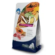 Снимка на N&D Dog Grain Free Tropical Selection Puppy Medium & Maxi Lamb and Tropical fruits – Пълноценна суха храна за подрастващи кученца от средни и едри породи с агнешко, спелта, овес и тропически плодове - 2 кг. 1