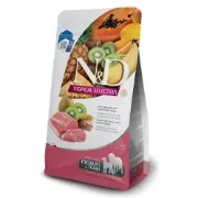Снимка на N&D Dog Grain Free Tropical Selection Adult Medium & Maxi Pork and Tropical fruits –Пълноценна суха храна за кучета над 1 година от средни и едри породи, със свинско месо, спелта, овес и тропически плодове - 10 кг. 1