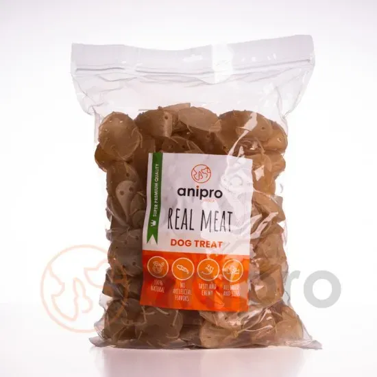 Снимка на Anipro - Лакомство за кучета, обувки от телешка кожа, 7.5 см, 10-12 гр.,1 кг.
