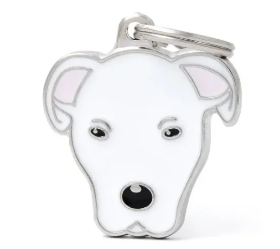 Снимка на My Family dog Tag - Модерен медальон за кучета от порода Дого Аржентино, 3.1/3.3 см.