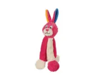 Снимка на Flamingo Kareau - Плюшено розово зайче със звук за кучета, 37 см. 1