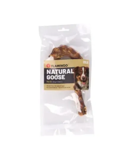 Снимка на Flamingo Nature Snack - Лакомство за кучета, гъша шийка 50 гр