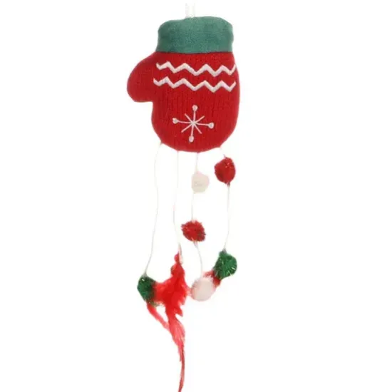 Снимка на Flamingo - Коледна играчка за послушни котки - ръкавичка Mixxa 11,5 см.