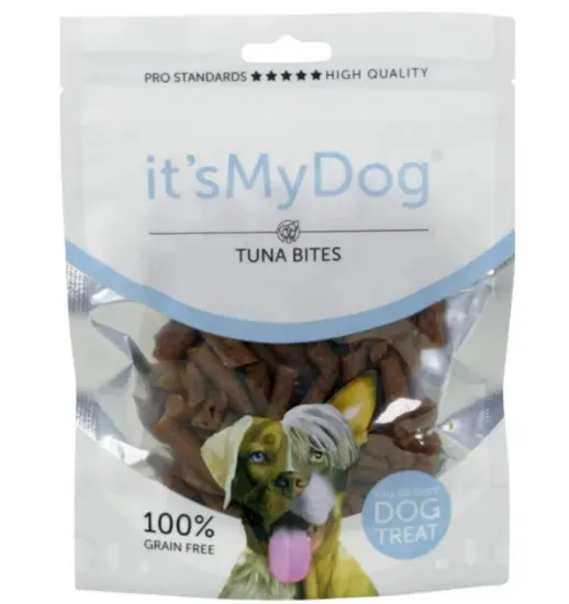 Снимка на It`s My Dog - Лакомство за кучета, вкусни хапки с риба тон, 85 гр./2 броя