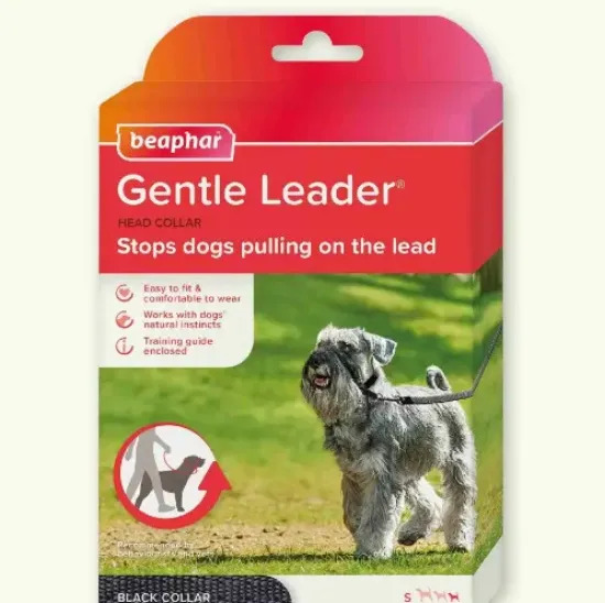 Снимка на Beaphar Gentle Leader - Повод срещу дърпане за кучета от дребни породи, черен