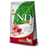 Снимка на N&D Prime Chicken & Pomegranate Adult Mini –Премиум суха храна без зърнени култури за кучета в зряла възраст от дребни породи, с пилешко месо и нар 800 гр. 1