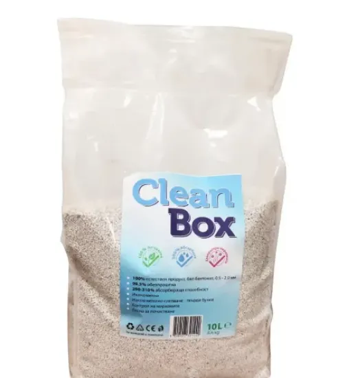 Снимка на Миазоо Clean Box Super Premium - Премиум котешка постелка, натурал, 10л/8.6кг.
