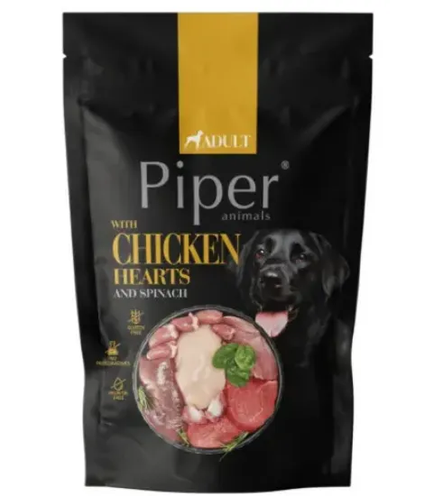 Снимка на Piper Adult Dog - Пауч за израснали кучета с месо от пъдпъдък и боровинки, 500гр.