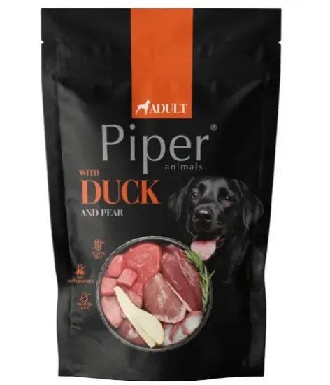 Снимка на Piper Adult Dog - Пауч за кучета с месо от патица и круша, 500гр./2 броя
