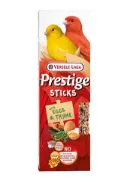 Снимка на Versele-Laga Prestige Sticks Canaries with Eggs & Thyme- Лакомство за канари – стикове с яйца и мащерка, 2х30гр. 1