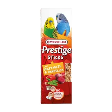 Показвай детайлите за Verele-Laga Prestige Sticks Budgies with Vegetables & Dandelion – Лакомство за вълнисти папагали – стикове със зеленчуци и глухарче, 2х30гр. 1 - MyPetShop.bg Снимка на Verele-Laga Prestige Sticks Budgies with Vegetables & Dandelion – Лакомство за вълнисти папагали – стикове със зеленчуци и глухарче, 2х30гр. 1
