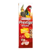 Снимка на Versele-Laga Prestige Sticks Big Parakeets with Mango & Rosehip – Лакомство за средни папагали – стикове с манго и шипка, 2х70гр. 1