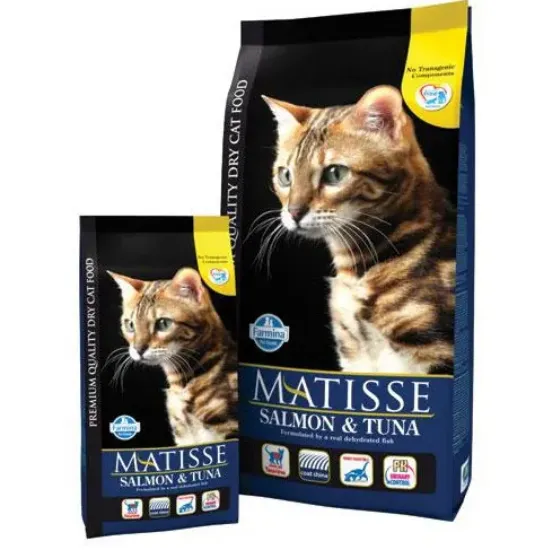 Снимка на Matisse Salmon & Tuna – Пълноценна храна за зрели котки със сьомга и риба тон, 400 гр.