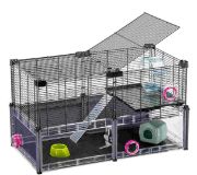 Снимка на Ferplast Cage for hamsters and mice - Оборудвана клетка за хамстери, мишки и други малки гризачи, 72,5 x 37,5 x h 42 см. 2