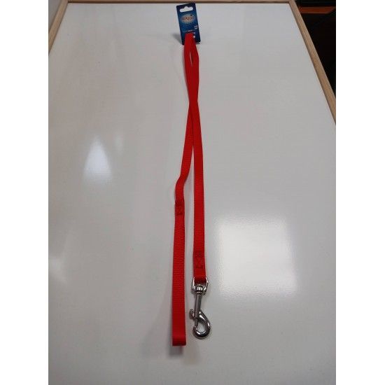 Снимка на Anipro - Модерен повод за кучета 1.5/120 см от полипропиленова лента, червен