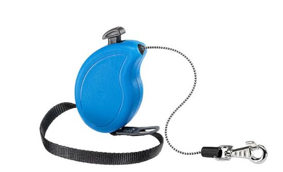 Снимка на Ferplast Flippy One Cord MINI - Автоматичен повод за кучета, 3 метра въже за кучета до 8 кг. - син
