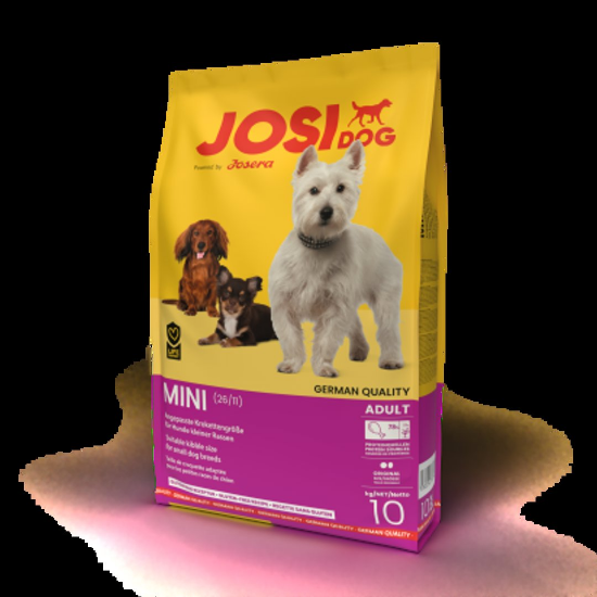 Снимка на Josera Josidog MINI - Пълноценна храна за възрастни кучета от малки и мини породи с пилешко месо, 10 кг.