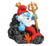 Снимка на Duvo Plus Smurfs - Декорация за аквариуми във форма на Нептун, 9,4x6,8x8,5 см. 3