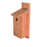 Снимка на Duvo Plus - Дървена къщичка за птици, 12,5x14,5x36 см. 1