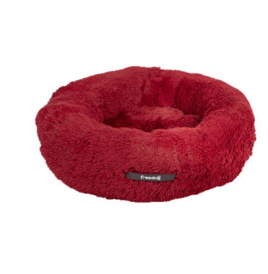 Снимка на Freedog Donut - Меко легло за кучета и котки 65 см. - червено