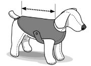 Снимка на Flamingo Raincoat Classic Transparent M-L - Дъждобран за кучета, 50 см B:40 см C:51,5-55 см 3