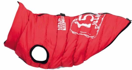 Снимка на Trixie Saint-Malo Dog Coat XS - Модерно и топло палто за кучета, 30 см. - червено